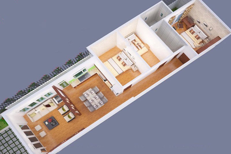 MẪU NHÀ ỐNG CẤP 4 GIÁ 200 TRIỆU THIẾT KẾ ĐƠN GIẢN HIỆN ĐẠI PHÙ HỢP NÔNG THÔN
